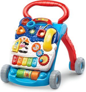 VTech Sit-to-Stand Learning Walker (Frustration Free Packaging), Blue